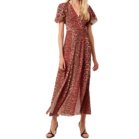 French Connection Annalia Faux Wrap Maxi Dress - Picture 2 of 14